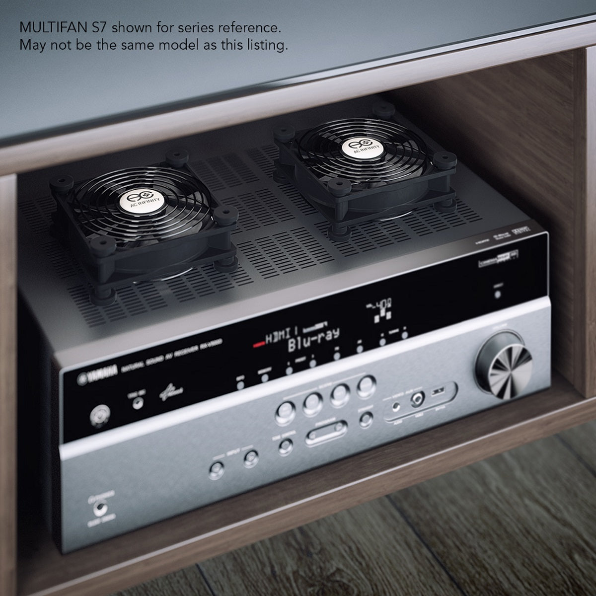 Ventilateurs AC Infinity sur amplificateur home cinéma