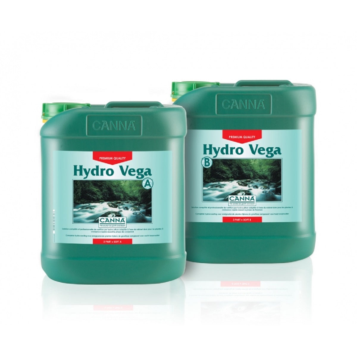 Engrais hydroponique CANNA Hydro Vega A&B 5 Litres