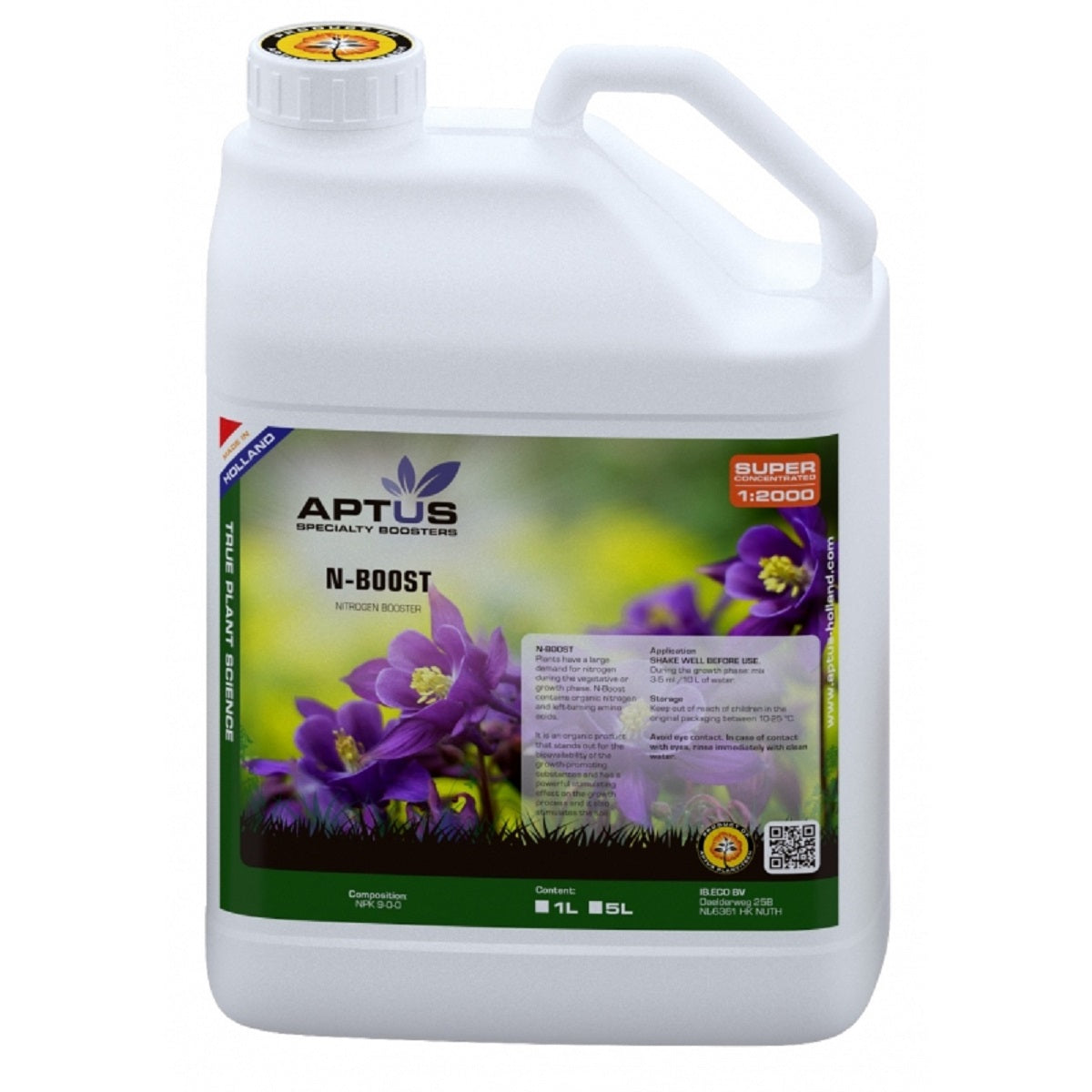 Engrais de croissance à l'azote Aptus N-Boost 5 litres