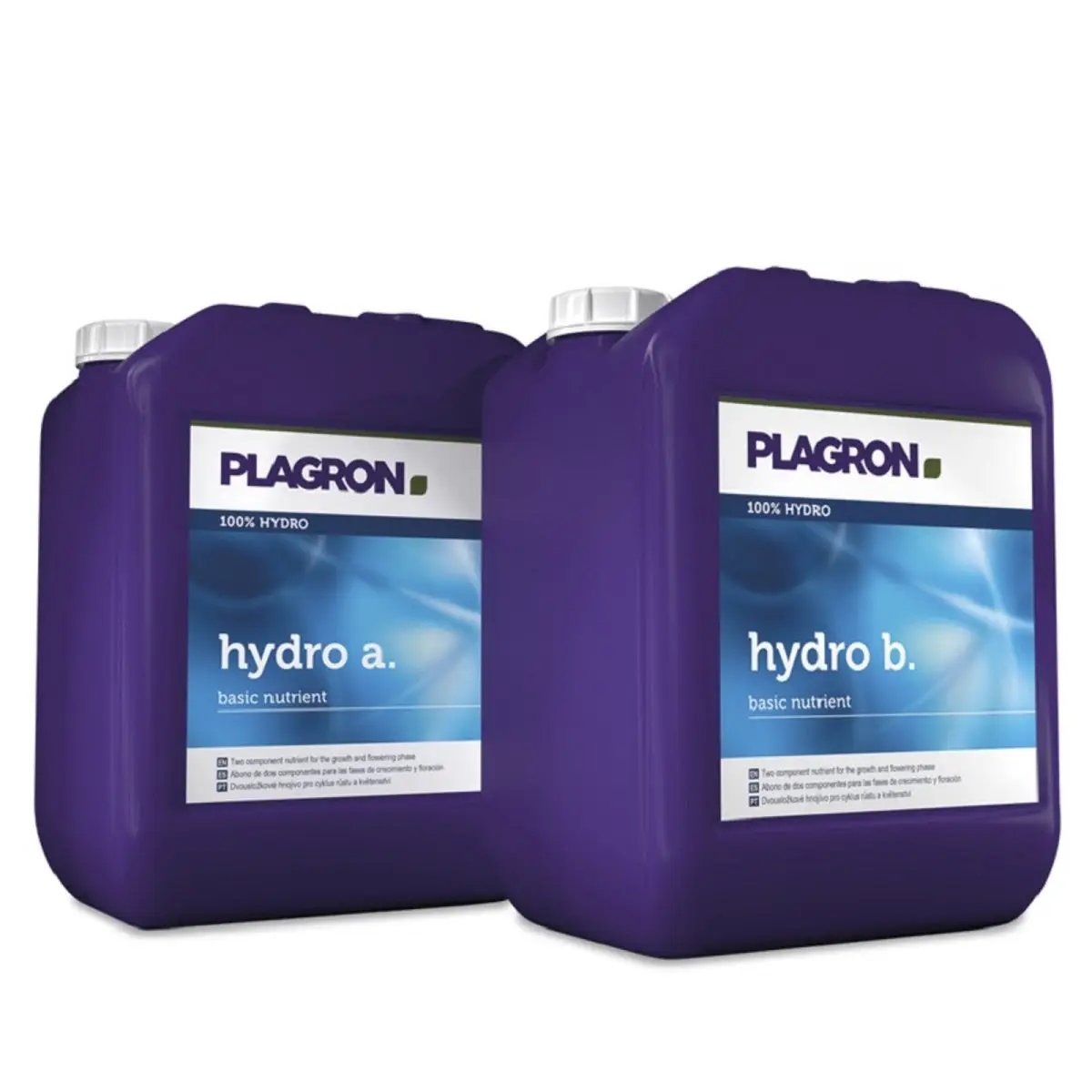 Engrais de culture hydroponique Plagron A&B 5 litres