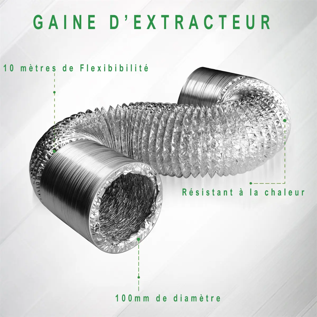 Kit complet de ventilation Spider Farmer 100mm