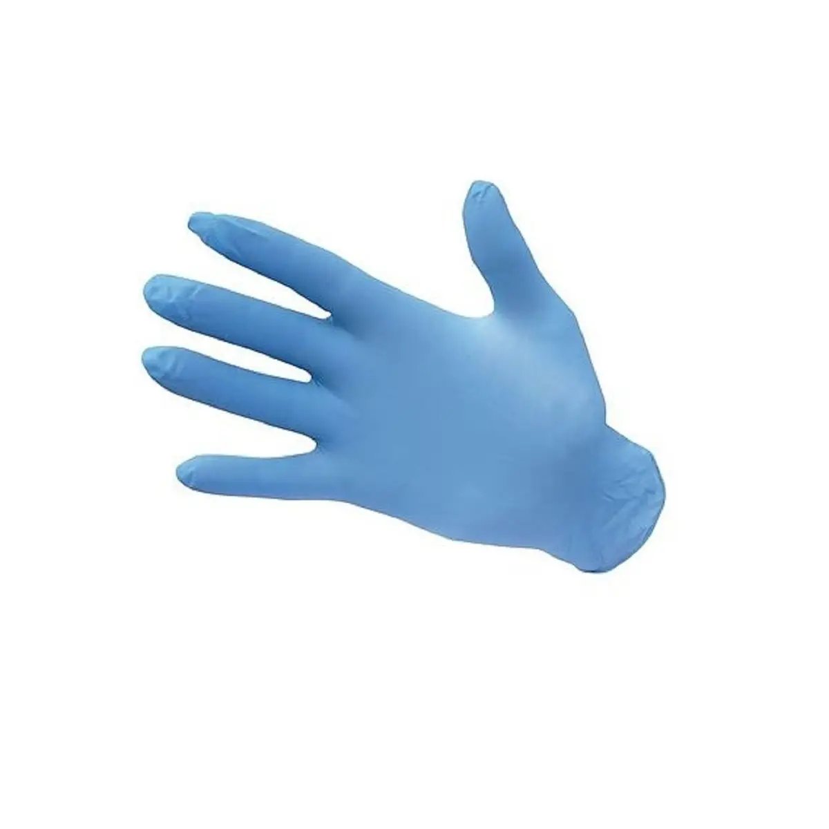 Gants de protection bleu en nitrile taille moyen