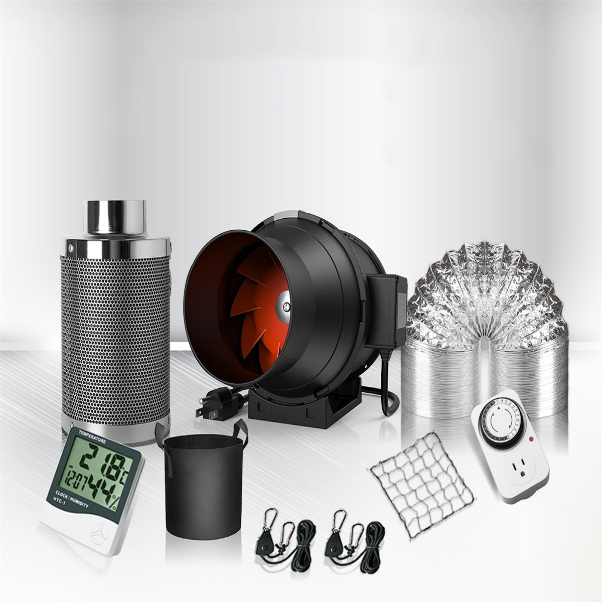 Kit complet de ventilation Spider Farmer 100mm