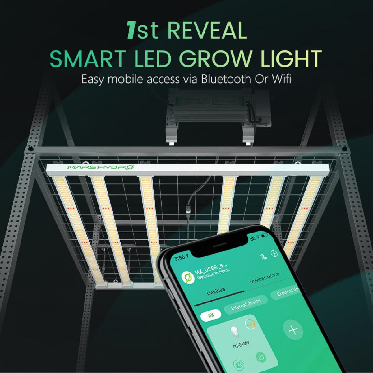 Lampe de culture Mars Hydro FC-E4800 Smart Grow System 480WW