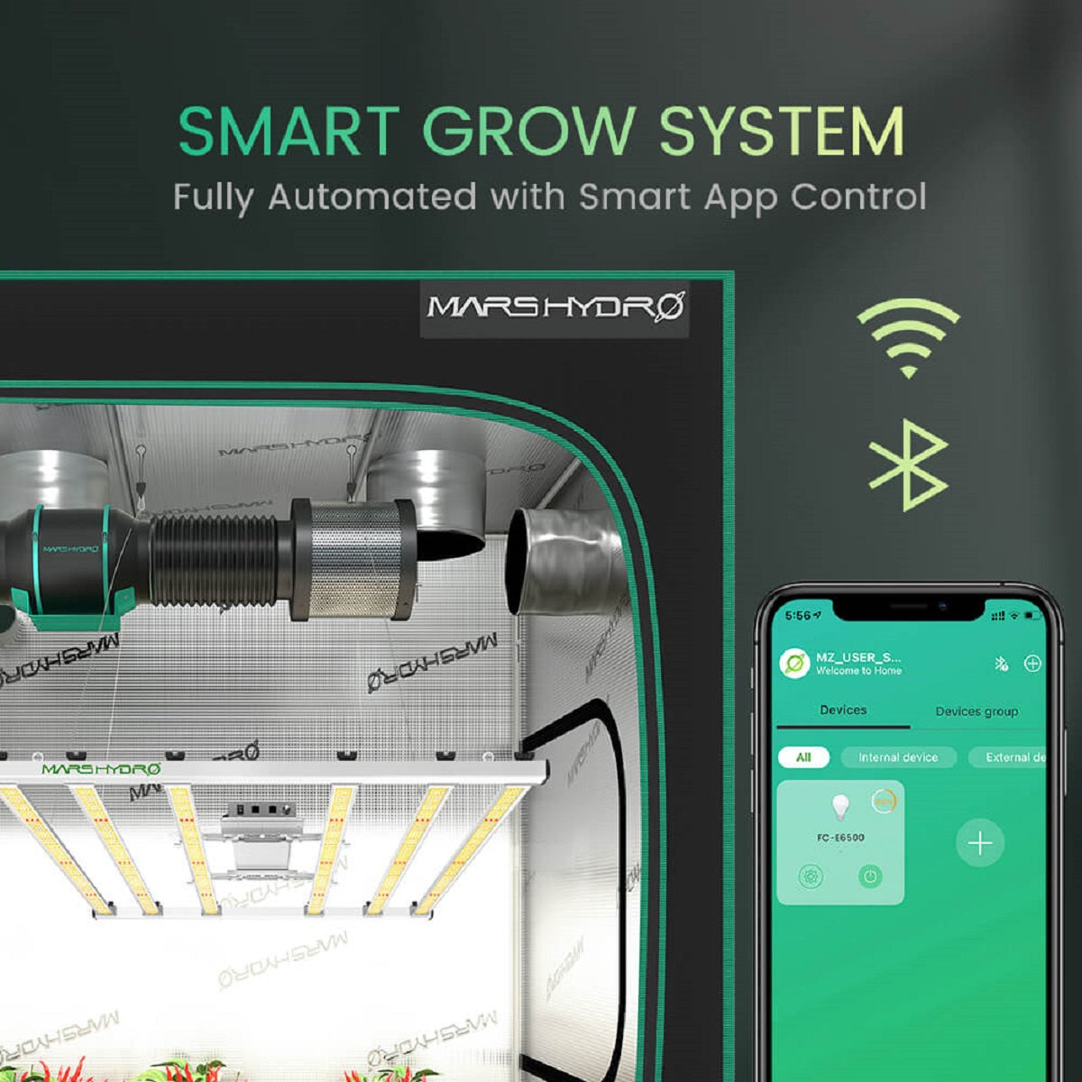 Lampe de culture Mars Hydro FC-E8000 Smart Grow System 800W