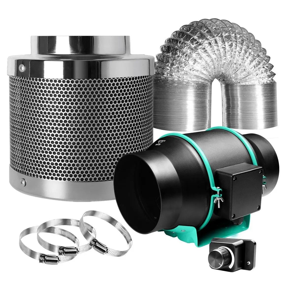 Kit de ventilation Mars Hydro 150mm avec contrôle de vitesse