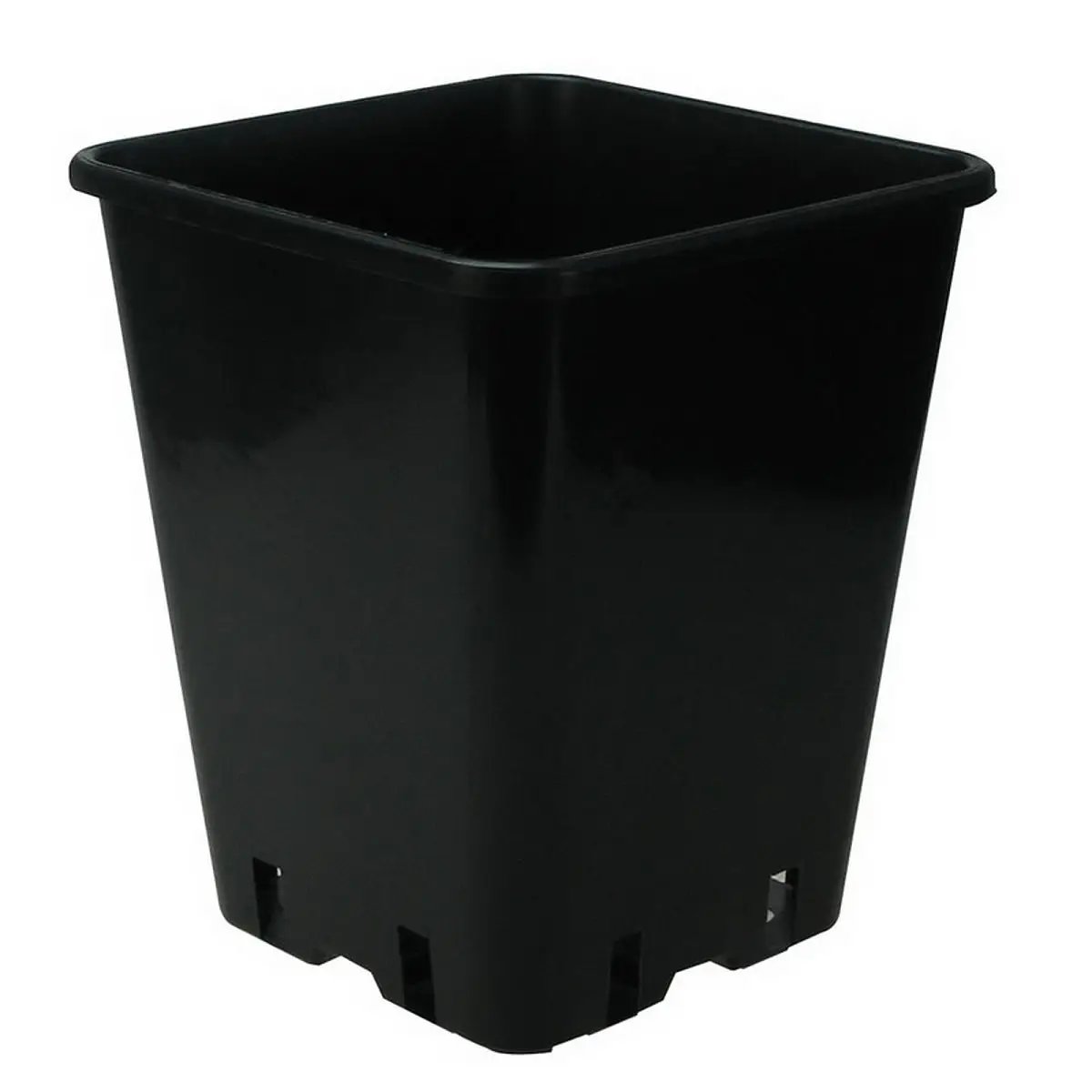 Pot carré en plastique 7 litres - 20x20x25cm