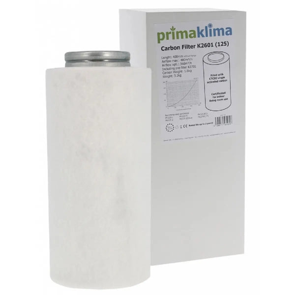 Filtre à charbon Prima Klima Ecoline k2601 de 125mm