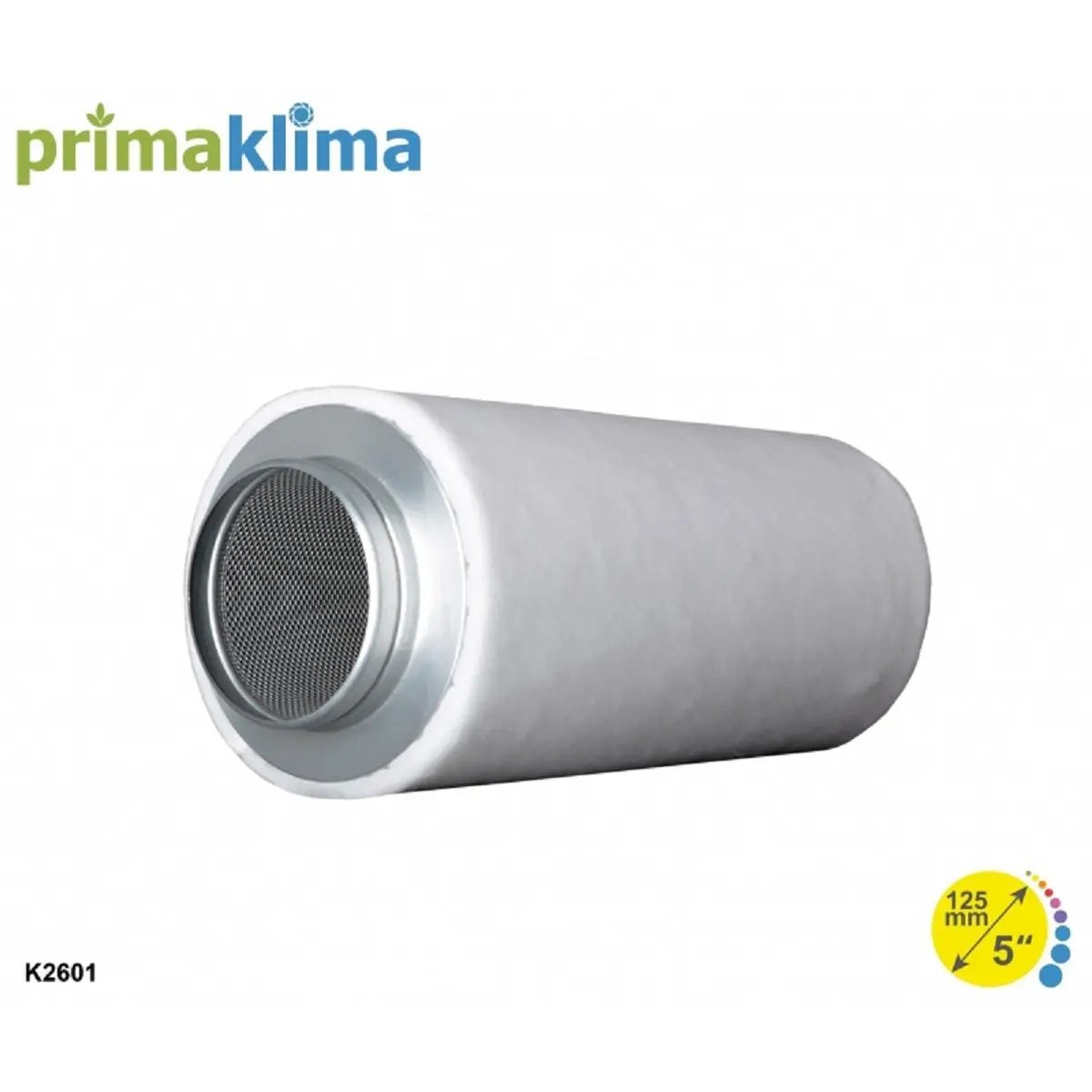 Filtre à charbon Prima Klima Ecoline k2601 de 125mm