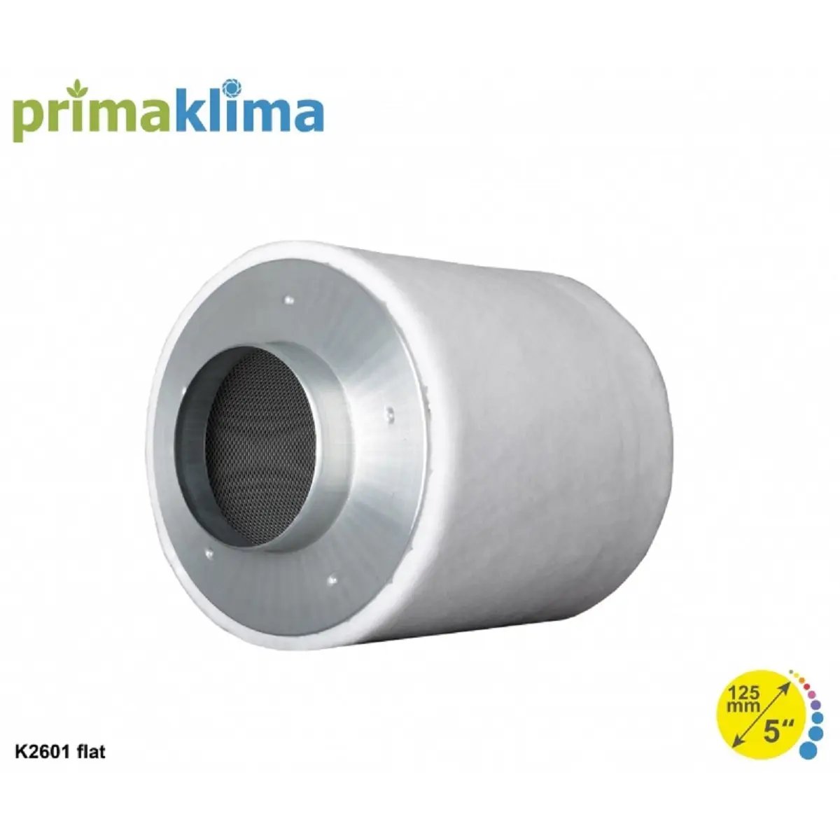 Filtre à charbon Prima Klima Ecoline K2601 125mm plat