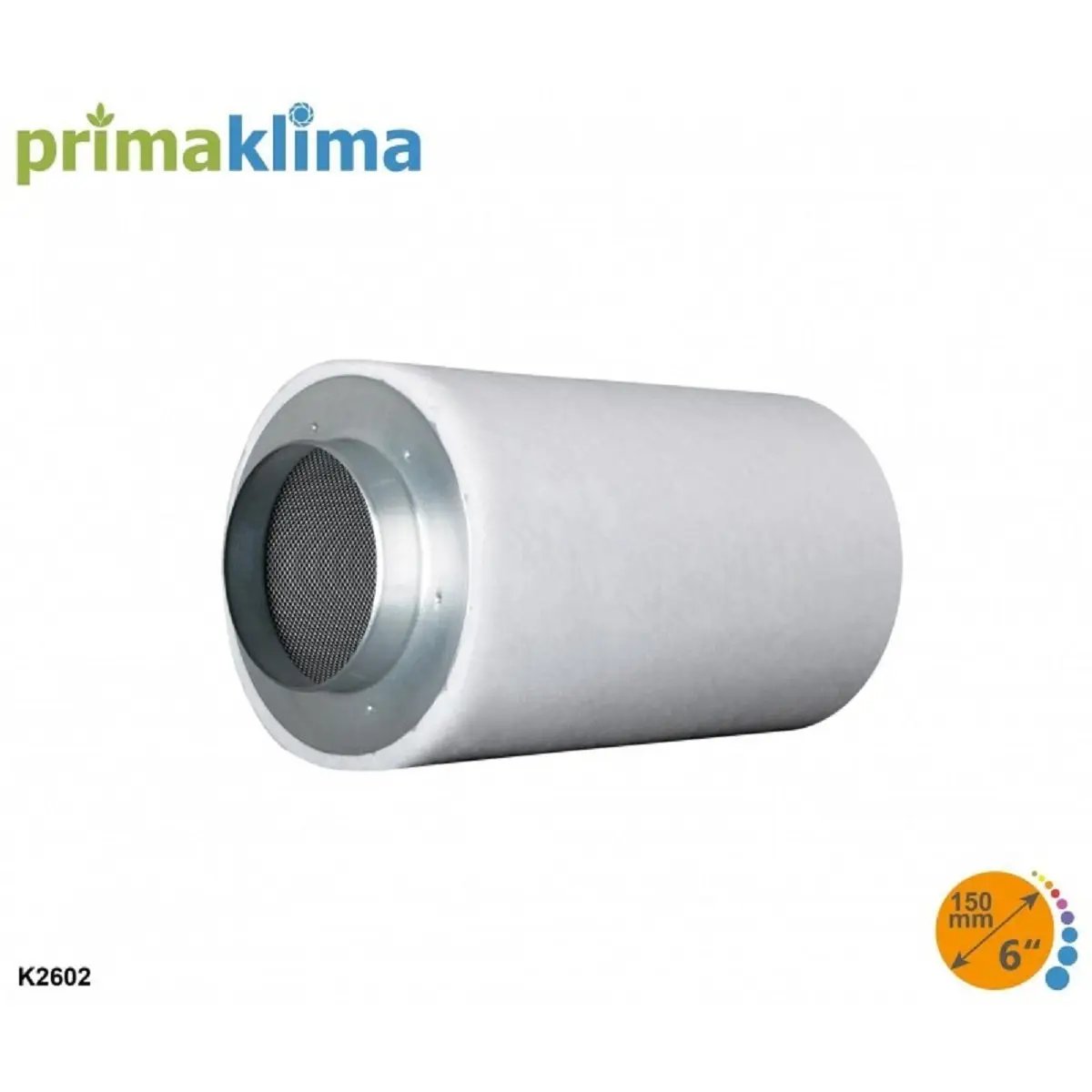 Filtre à charbon Prima Klima K2602 de 150mm de diamètre
