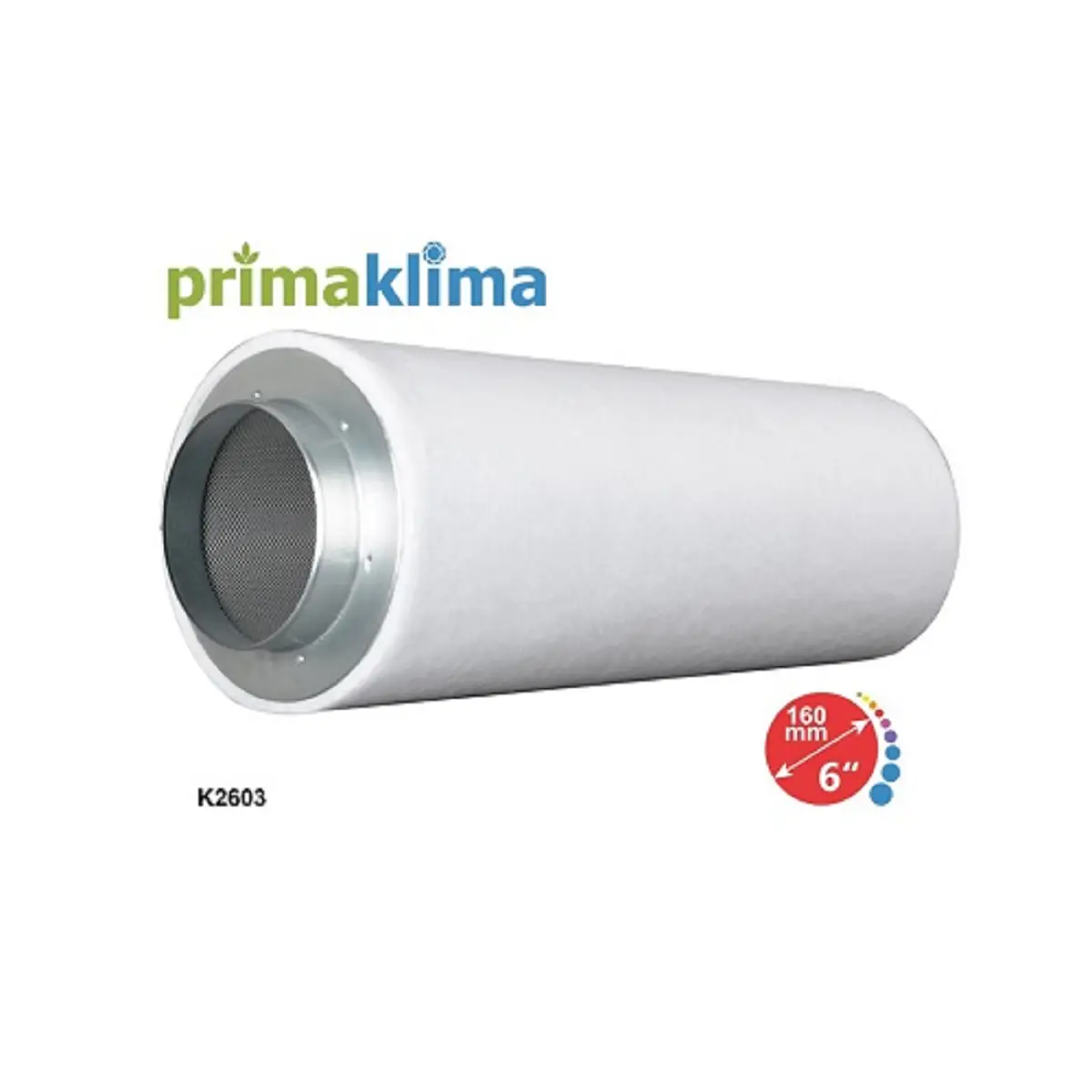 Filtre à charbon 160mm Prima Klima Ecoline k2603
