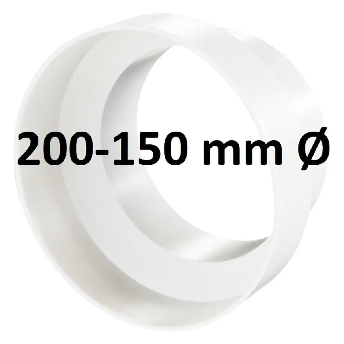 Réducteur en PVC 200-150mm