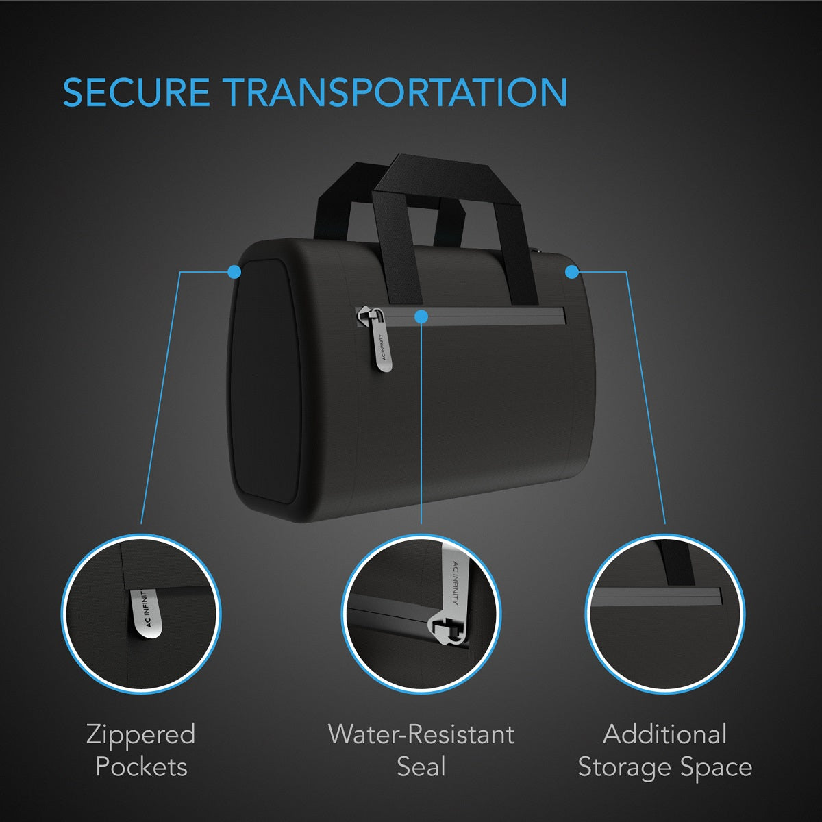 Pochette de transport anti odeurs AC Infinity