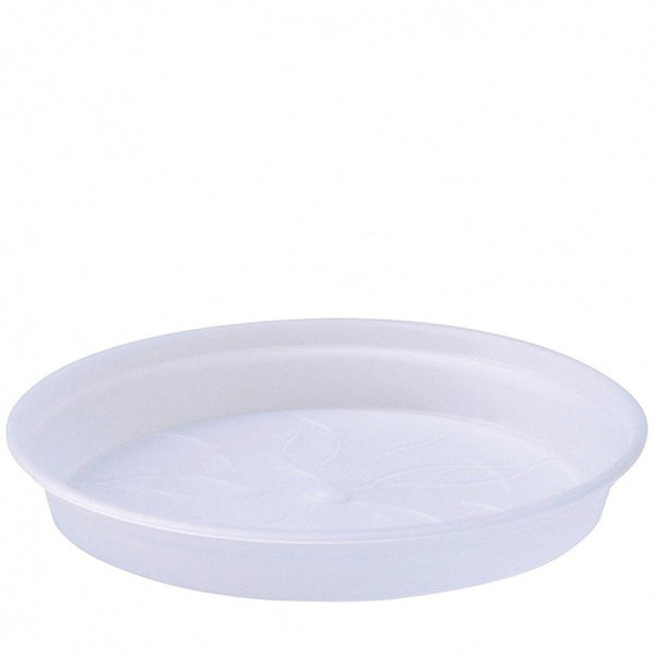 Soucoupe transparente pout pot à orchidées 14cm