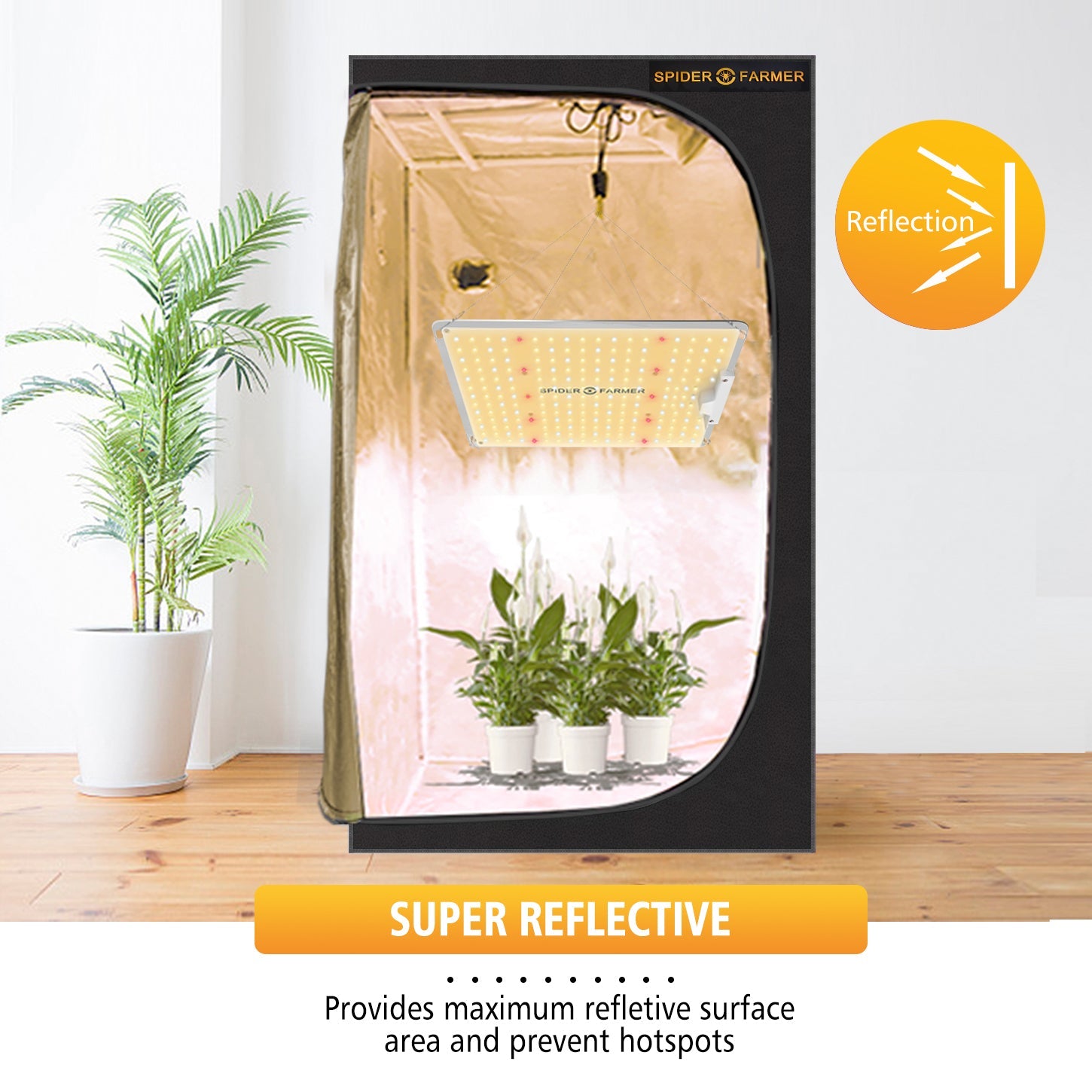 Chambre de culture indoor Spider Farmer 90x90x180cm