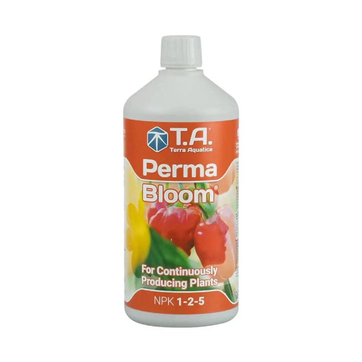 L'engrais pour tomates, poivrons et piments Terra Aquatica Permabloom 1 litre