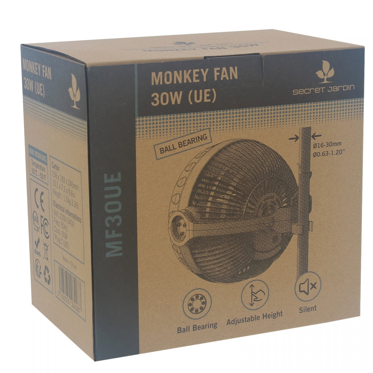 Ventilateur à clip Secret Jardin Monkey Fan 30w